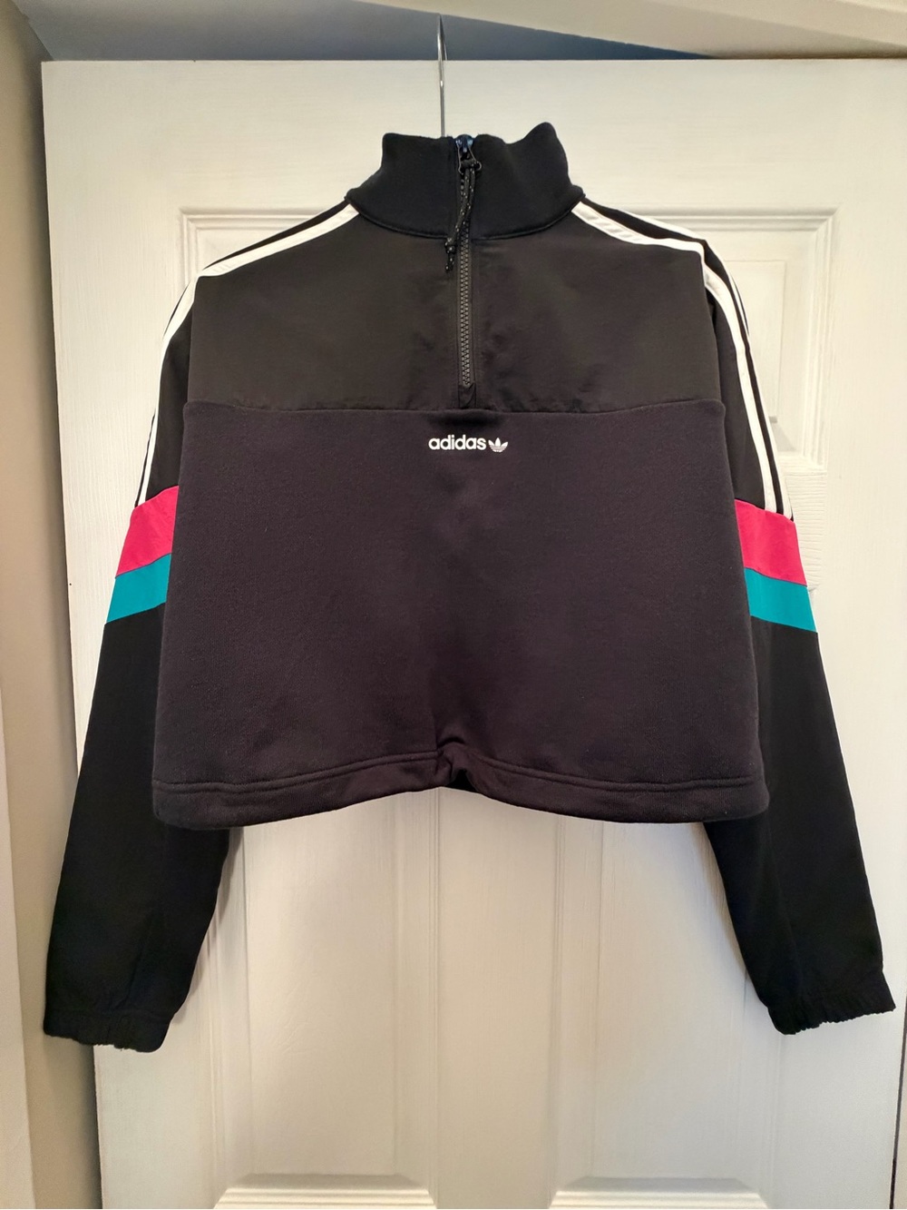 adidas Cropped Quarter-Zip